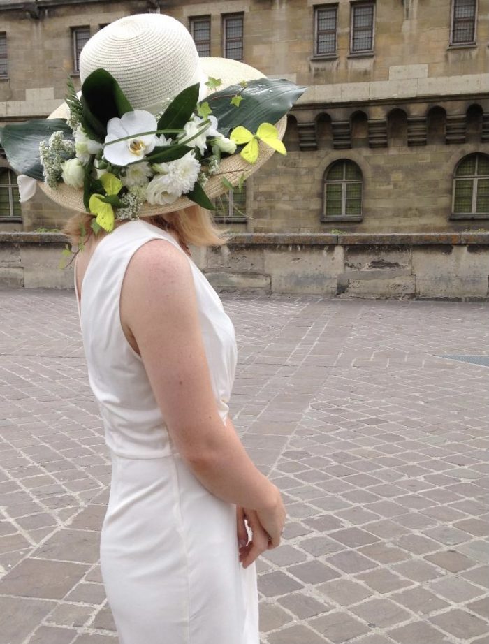 chapeau fleuriste mariage Saint Cloud le Chapelin Fretz